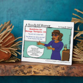 "Eine Touch des Spaßes" Massage Boundaries Comic Fotoplatte (Seite)