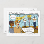 "Eine Touch des Spaßes" Massage Therapist Arm Wres Postkarte (Vorne/Hinten)