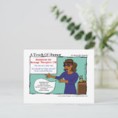 "Eine Touch des Spaßes" Massagetherapeuten Grenzen Postkarte (Stehend Vorderseite)
