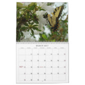 Eine Touch des Sun-Schmetterlinges Kalender (Mär 2027)