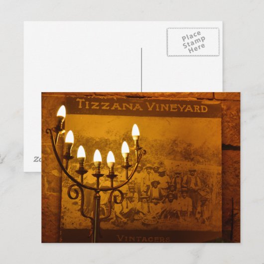 Eine Touch des Weinguts Tizzana Postkarte (Vorne/Hinten)