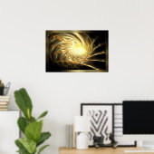Eine Touch Gold Poster (Heimbüro)