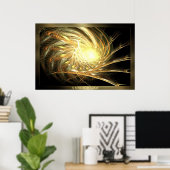 Eine Touch Gold Poster (Heimbüro)