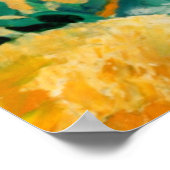 Eine Touch Goldplakat Poster (Ecke)