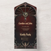 Eine Touch gotischer Magie All In One Einladung (Innen Boden)