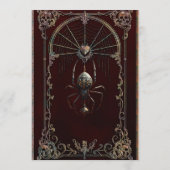 Eine Touch gotischer Magie Menükarte (Rückseite)