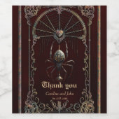 Eine Touch gotischer Magie, Weinetikett (Einzelnes Label)