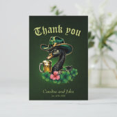 Eine Touch Irlands Dankeskarte (Stehend Vorderseite)