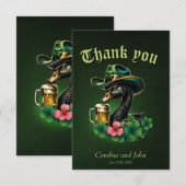 Eine Touch Irlands Dankeskarte (Vorne/Hinten)