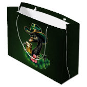 Eine Touch Irlands Große Geschenktüte (Rückseite Schrägansicht)