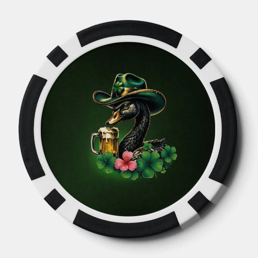 Eine Touch Irlands Pokerchips (Rückseite)