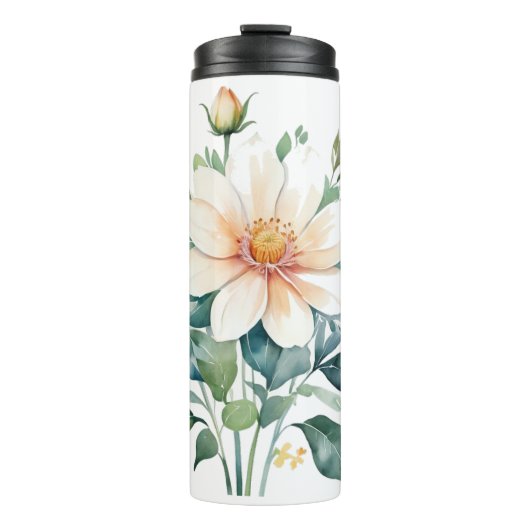 Eine Touch Launen, wo immer man hingeht Thermosbecher (Vorderseite)