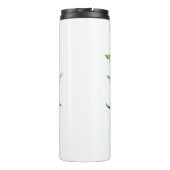 Eine Touch Launen, wo immer man hingeht Thermosbecher (Rückseite)