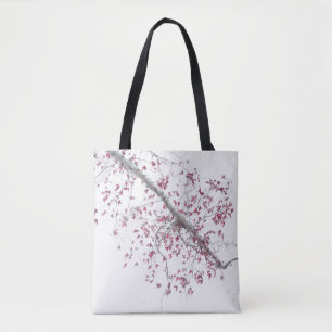 Eine Touch rosa Blätter Tasche