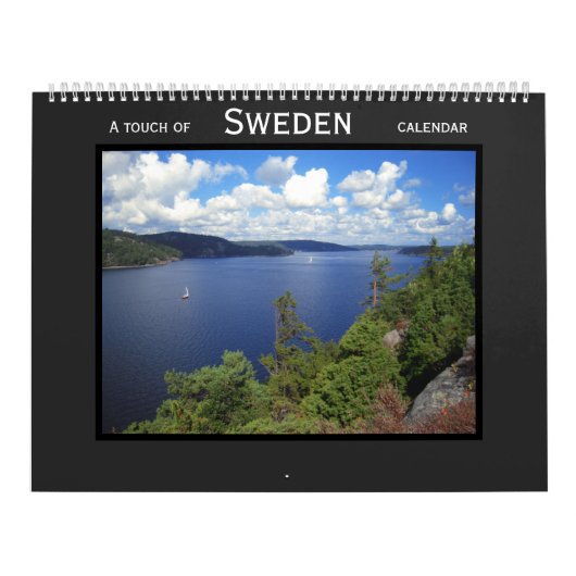 Eine Touch Schwedens: Stockholm, Göteborg, Bohuslä Kalender (Titelbild)