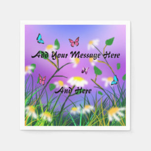 eine Touch Spring, in der Sie Ihre Message-Vorlage Serviette