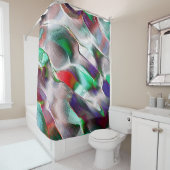 Eine Touch subtiler oder farbenfroher Extravaganz  Duschvorhang (Beispiel)