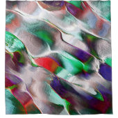 Eine Touch subtiler oder farbenfroher Extravaganz  Duschvorhang (Vorderseite)