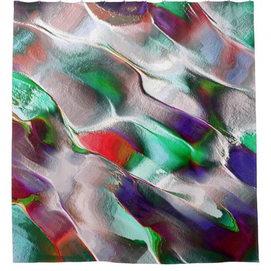 Eine Touch subtiler oder farbenfroher Extravaganz  Duschvorhang (Vorderseite)