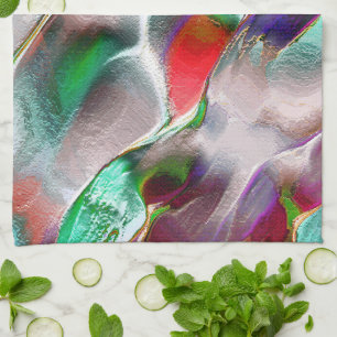 Eine Touch subtiler oder farbenfroher Extravaganz  Geschirrtuch