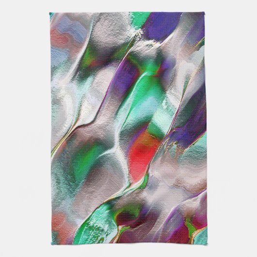 Eine Touch subtiler oder farbenfroher Extravaganz  Geschirrtuch (Vertikal)