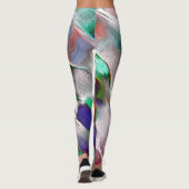 Eine Touch subtiler oder farbenfroher Extravaganz Leggings (Rückseite)