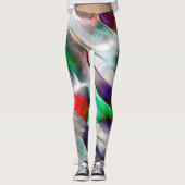 Eine Touch subtiler oder farbenfroher Extravaganz Leggings (Vorderseite)