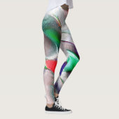 Eine Touch subtiler oder farbenfroher Extravaganz Leggings (Rechts)