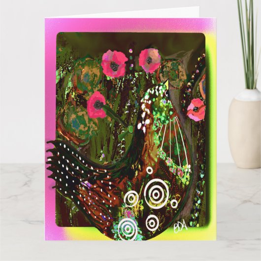 Eine Touch surrealer Schönheit Karte (Vorderseite)