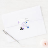 Eine Touch von Farbwasser-Spritzer Aufkleber (Umschlag)