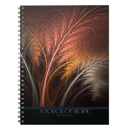 Eine Touch von Hope Notebook Notizblock (Vorderseite)