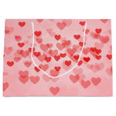 Eine Touch von Petite Hearts Valentins Große Geschenktüte (Vorderseite)