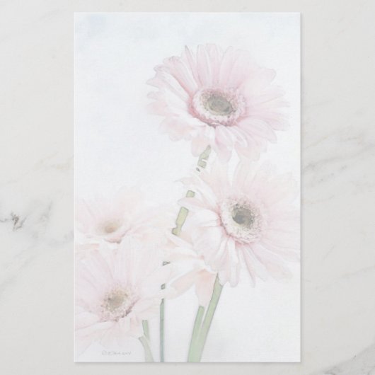 Eine Touch von Rosa-Stationärem Briefpapier (Vorderseite)