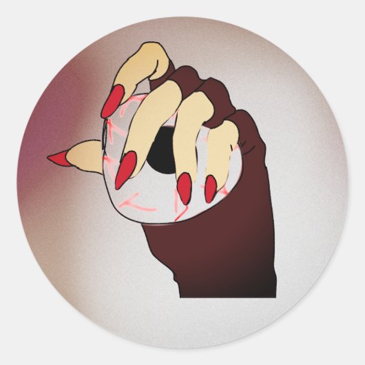 Eine Touch von Trippy-Vision Runder Aufkleber (Vorderseite)