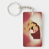 Eine Touch von Trippy-Vision Schlüsselanhänger (Vorderseite)