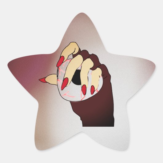 Eine Touch von Trippy-Vision Stern-Aufkleber (Vorderseite)