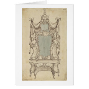 Eine "Toylet" Tabelle, vom Kabinett Direc eines