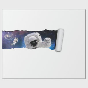 Eine Träne im Weltraum - Begegnung mit der Alien d Geschenkpapier