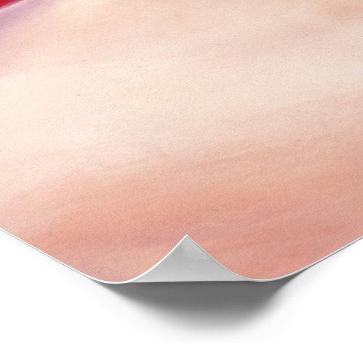 eine Träne Poster (Ecke)