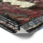 Eine Träne Poster (Ecke)