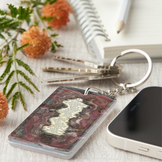 Eine Träne Schlüsselanhänger (Vorderseite rechts)