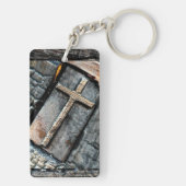 Eine Träne Schlüsselanhänger (Rückseite)