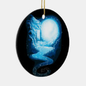 Eine Trauflösung Keramik Ornament (Rechts)