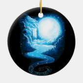 Eine Trauflösung Keramik Ornament (Hinten)