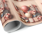 Eine traumhafte Abstrakte Komposition in sanften P Geschenkpapier (Rolleneckpunkt)