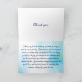 Eine traumhafte Hochzeit am Strand Einladung (Innenseite)