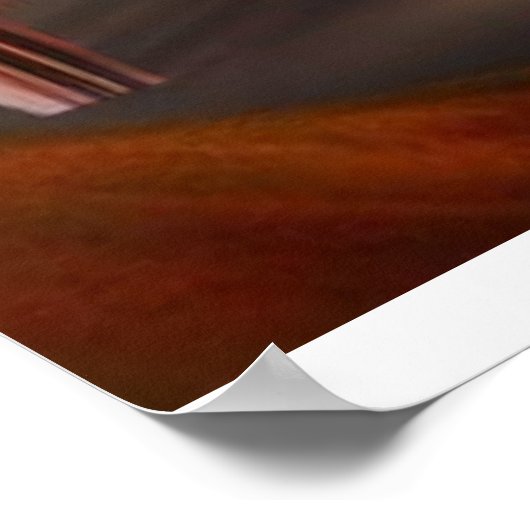 Eine traumhafte Version der Golden Gate Bridge, Sa Poster (Ecke)