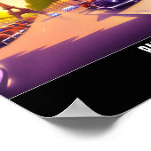 Eine traumhafte Version des Eiffelturms, Paris Poster (Ecke)