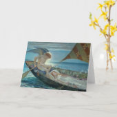 Eine Traumreise | Walter Crane Karte (Gelbe Blume)