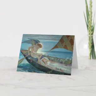 Eine Traumreise Walter Crane Karte